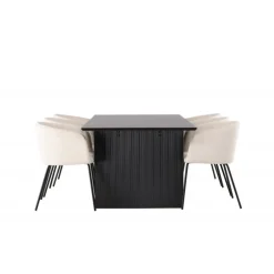 Spisebordssæt Vail med Spisebordsstole Berit