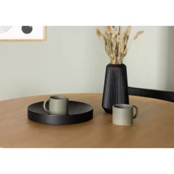 Spisebordssæt Yadikon med stole Kenth - Sort og Brun