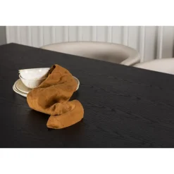 Spisebordssæt Ystad med Spisebordsstole Simrishamn - Beige og Sort