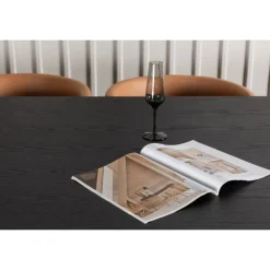 Spisebordssæt Ystad med Spisebordsstole Simrishamn - Sort og Brun