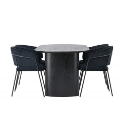 Spisestuesæt Isolde med stole Selma