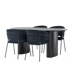 Spisestuesæt Isolde med stole Selma