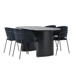 Spisestuesæt Isolde med stole Selma