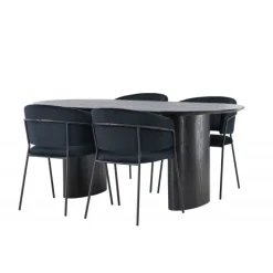 Spisestuesæt Isolde med stole Selma