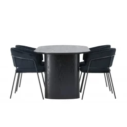 Spisestuesæt Isolde med stole Selma