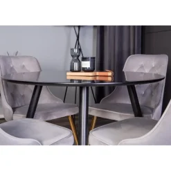 Spisestuesæt Plaza med stole Velvet Deluxe