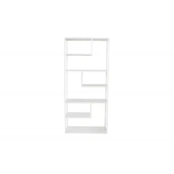 Staal Reol 85x188cm - Hvid