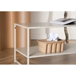 Staal Sidebord - Beige