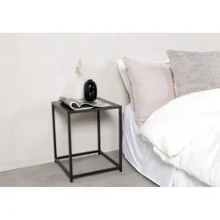 Staal Sidebord - Sort