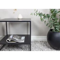 Staal Sidebord - Sort