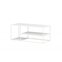 Staal Sofabord - Hvid