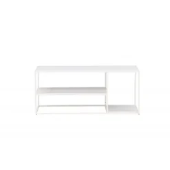Staal Sofabord - Hvid