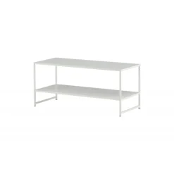 Staal Sofabord - Hvid