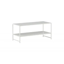 Staal Sofabord - Hvid