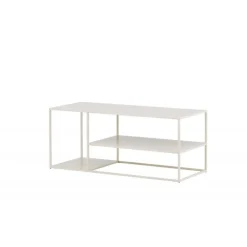 Staal Sofabord 120cm - Beige
