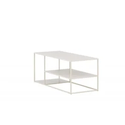 Staal Sofabord 120cm - Beige