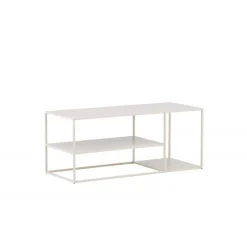 Staal Sofabord 120cm - Beige