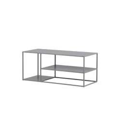 Staal Sofabord 120cm - Lysegrå