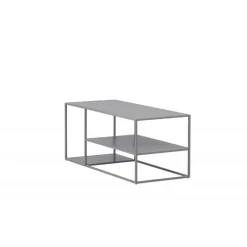 Staal Sofabord 120cm - Lysegrå