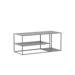 Staal Sofabord 120cm - Lysegrå