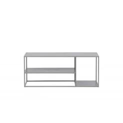 Staal Sofabord 120cm - Lysegrå
