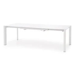 STANFORD Spisebord med udtræk - Hvid