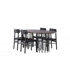 Sten Ovalt Spisebordssæt, Montros