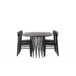 Sten Ovalt Spisebordssæt, Montros