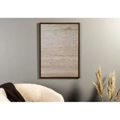 Stenvæg Plakat - Beige