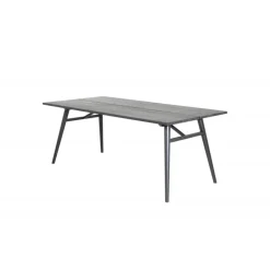 Stilfuldt Spisebord - Sort og Light Brushed