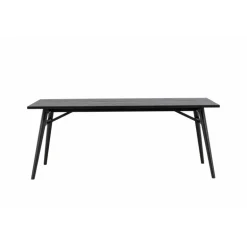 Stilfuldt Spisebord - Sort og Light Brushed