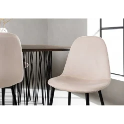 Stone Oval Spisebordssæt - Beige og Mocca