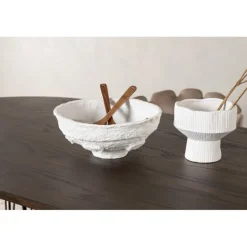 Stone Ovalt spisebordssæt - Beige og Mocca