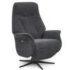 Storm lænestol Antracit stof med skammel (motorbetjent)