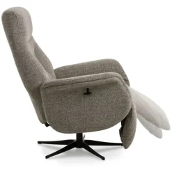 Storm lænestol m. indbygget skammel manuel