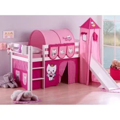 Sætpris Bumle halvhøj seng m. rutsch. - Angel Cat Sugar