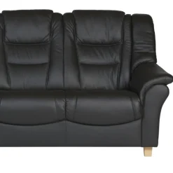 Strib 2 personers sofa Læder