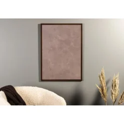Strukturmaling Plakat - Brun