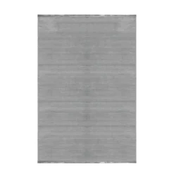 Style Kortluvet tæppe Ensfarvet - Grå