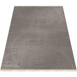 Style Kortluvet tæppe Ensfarvet - Mokka