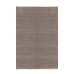 Style Kortluvet tæppe Ensfarvet - Mokka