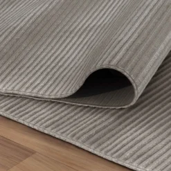 Style Kortluvet tæppe Ensfarvet - Mokka