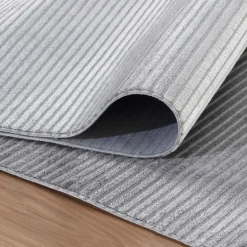 Style Kortluvet Tæppeløber Ensfarvet - Grå