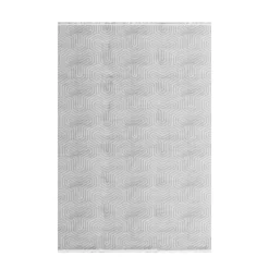 Style Kortluvet Tæppeløber Ensfarvet - Sølv