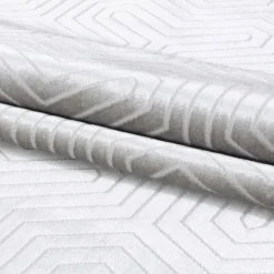 Style Kortluvet Tæppeløber Ensfarvet - Sølv