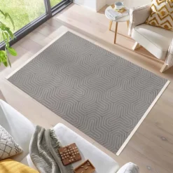 Style Kortluvet Tæppeløber Ensfarvet - Mokka