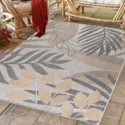 Sunny Udendørs tæppe Palme - Beige