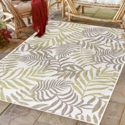 Sunny Udendørs tæppe Palme - Beige