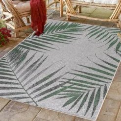 Sunny Udendørs tæppe Palme - Grøn