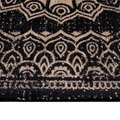 Sunny Udendørs Tæppeløber Vintage - Sort